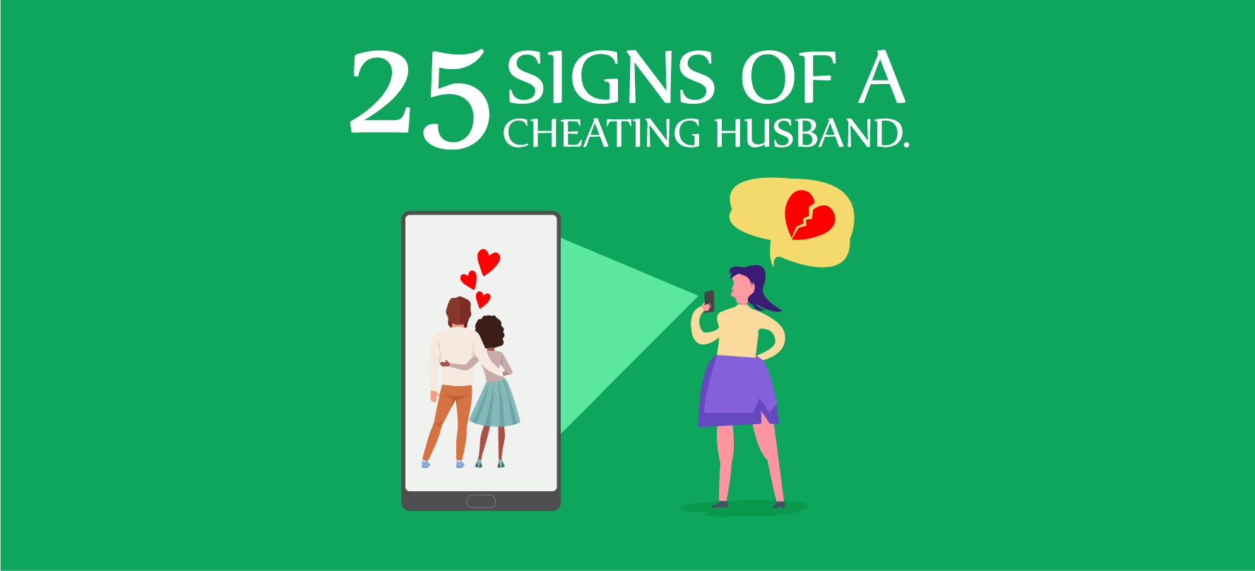 25 Signs of A Cheating Husband